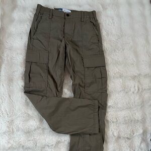 Old Navy Olive Straight-Leg Cargo Pants